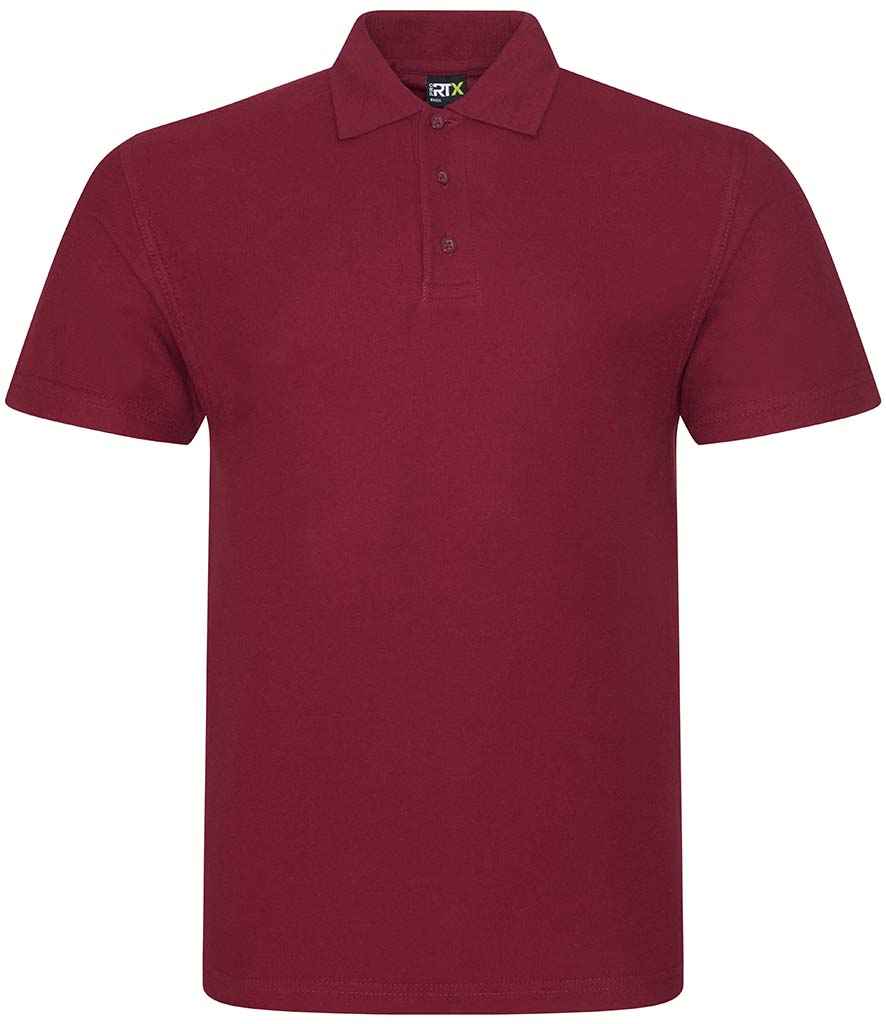 Burgundy polo shirt