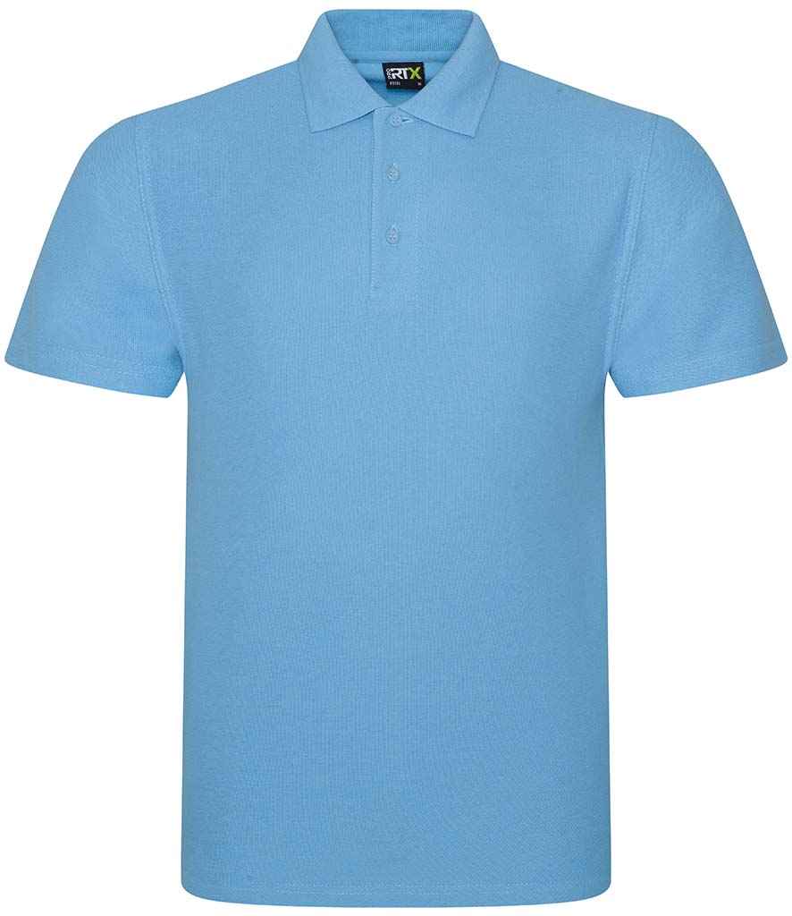 Sky blue polo shirt